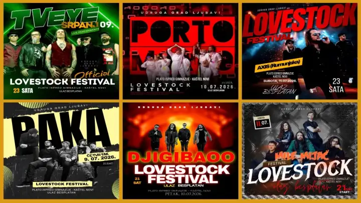 Poznati svi detalji 8. Lovestock Festivala – Kaštela grad ljubavi!