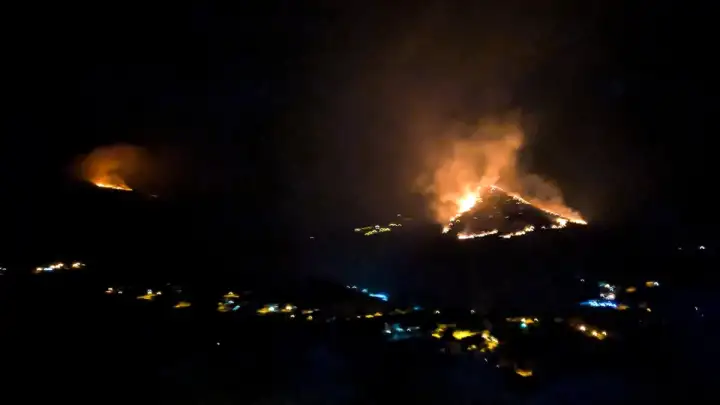 Split: Grmljavinsko nevrijeme izazvalo požare 