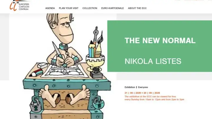Nikola Listeš osvaja Belgiju: otvara prvu samostalnu izložbu hrvatskog karikaturista u svijetu