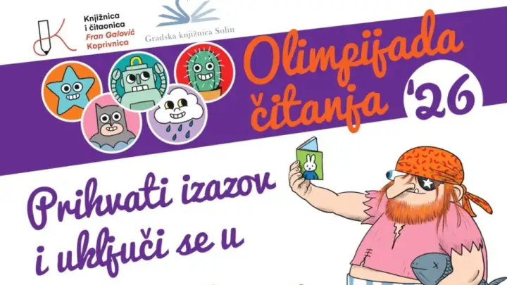 Olimpijada čitanja u Gradskoj knjižnici Solin