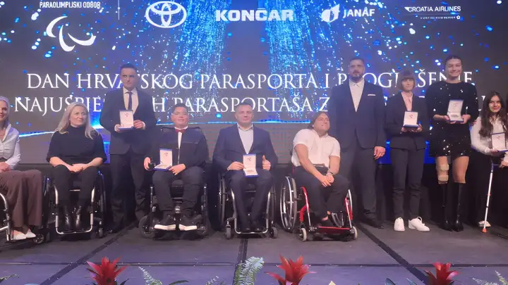 Emma Mečić i Deni Černi najbolji parasportaši u 2025., Solinjanin Marin Govorko najuspješniji mladi parasportaš
