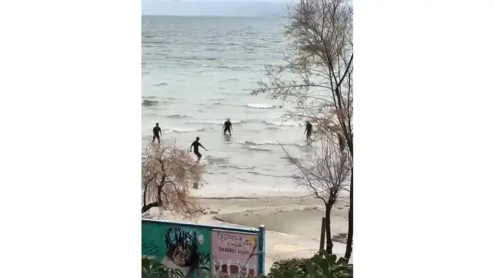 Kontinent se smrzava, a Splićani igraju picigin (VIDEO)