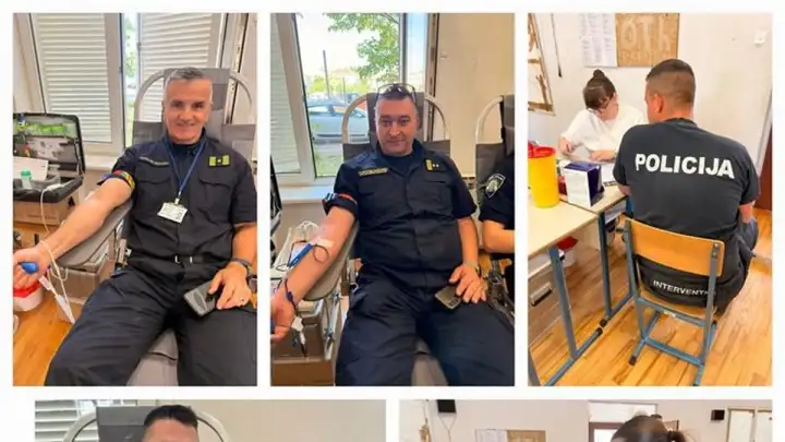 U dva dana policajci darovali i prikupili 190 doza krvi