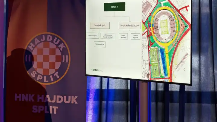 Predstavljena studija o novom stadionu Hajduka