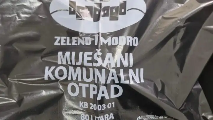 Zeleno i modro ima prepaid vrećice kao uslugu korisnicima za odlaganjem veće količine miješanog otpada