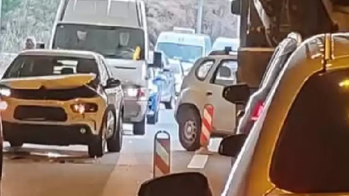 Sudar dvaju automobila na brzoj cesti Solin-Klis