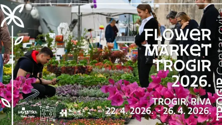 Trogirski sajam cvijeća od 22. do 26. travnja na rivi: Stiže Trogir Flower Market
