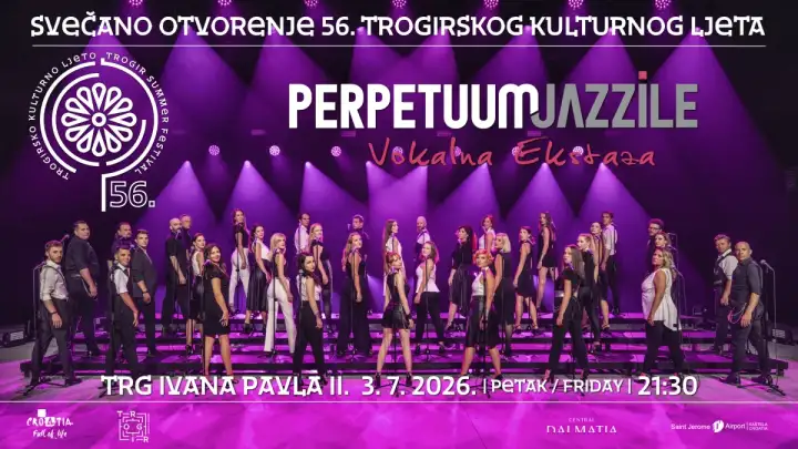 Trogir u petak otvara 56. kulturno ljeto nastupom svjetske senzacije – slovenskog ansambla Perpetuum Jazzile