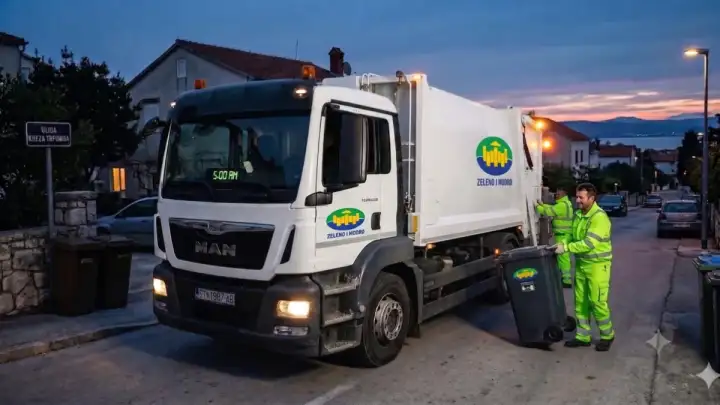 Zeleno i modro: Novo vrijeme odvoza otpada od 1. srpnja, već od 5 ujutro